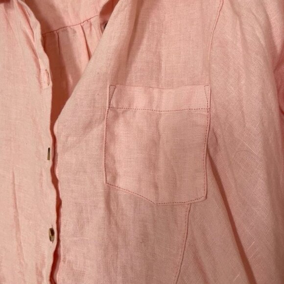 Anthropologie Holding Horses McKenzie Linen Top in Blush Pink - NWOT - Picture 3 of 7